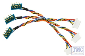 DCC-8P7JST DCC Concepts OO Scale 8 Pin Harness with 7 Pin JST Decoder Plug (3) - Picture 1 of 1