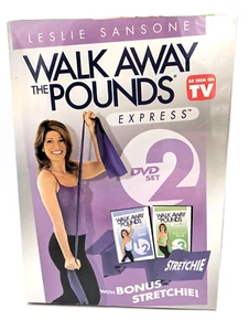 Leslie Sansone Walk Away the Pounds Express 3-Pack - NEW FACTORY SEALED - Picture 1 of 6