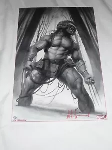2022 SDCC Arma X Graytone Impresión Artística SIGNO DE ADI GRANOV 11.7x16.5 (A3) - Imagen 1 de 1