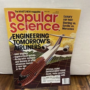 Popular Science Magazine April 1987 Issue Airliners Home Improvement - Picture 1 of 2