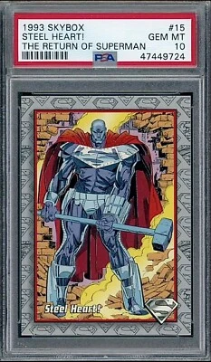 Skybox The Return of Superman #15 1993 ¡Corazón de acero! PSA 10 💎 🔥RARO🔥 Foto 1 de 2