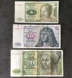 💎🍄 35 D-Mark DM Deutsche Mark Scheine 💥💥 Banknoten der Serie "BBk I/Ia" 🍄💎 - Bild 1 von 7