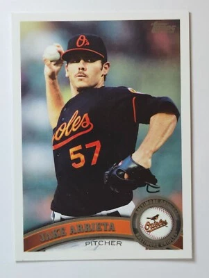 2011 Topps #393 Jake Arrieta Baltimore Orioles - Image 1 of 2