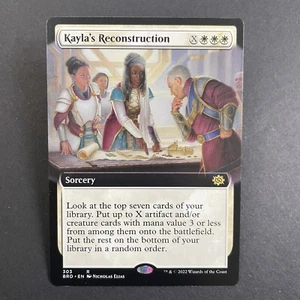 Kayla's Reconstuction 303 Extended Art Near Mint The Brother's War Rare Magic - Picture 1 of 2