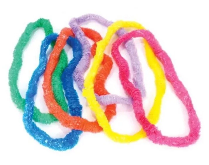 批量 12 件 夏威夷塑料 LEIS LUAU 海滩派对礼品装饰 快速发货 — 第 1/2 张图片