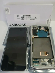 Samsung Galaxy S21 5G weiß LCD Touchscreen Digitizer Rahmen G991 Original-Zubehör-Hersteller NEU - Bild 1 von 9