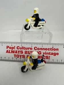 Lego 1987 Legoland Highway Patrol Police Motorcycles With Minifigures 6522 - Picture 1 of 3