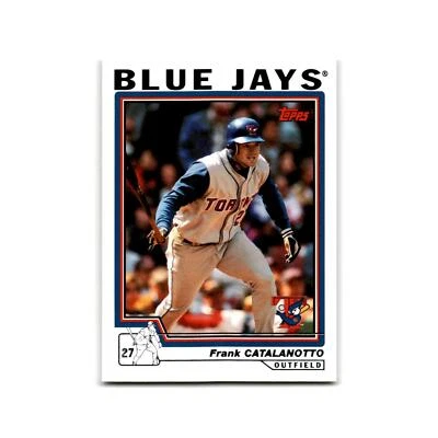 Frank Catalanotto 2004 Topps #264 Toronto Blue Jays Baseball Card NM - Image 1 of 3