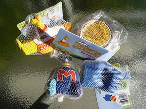 The Beatles 4x Yellow Submarine Squeezies COMPLETE SET RARE!!! SEALED! - Picture 1 of 12