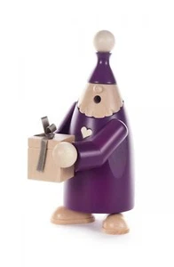 Smoking Man Gnome Felix Black Bxhxt 3 7/8x7 1/8x3 7/8in New Smoking Figure - Picture 1 of 1