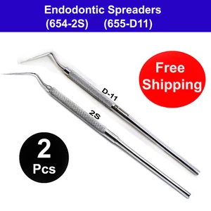 Diagnostic Endodontics Spreaders Dental Tooth Scrappers Root Canal Filling Tools - Picture 1 of 3