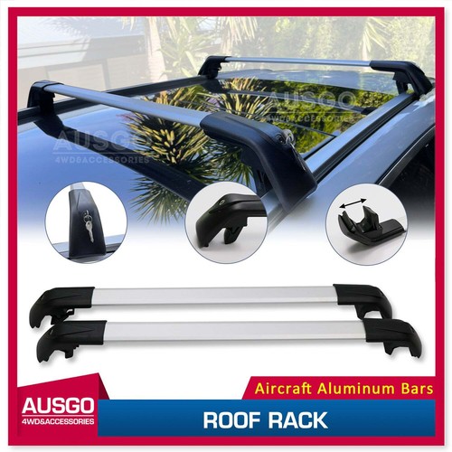 AUS 1 Pair Aluminum Roof Rack Crossbar for Haval H6 2021+ Clamp in