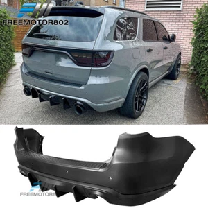For 21-24 Dodge Durango Rear Bumper Cover Hellcat Style Conversion V2 Diffuser - Picture 1 of 10