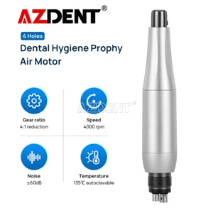 Proficción de higiene dental pieza de mano motor de aire contra ángulo 4 orificios cono recto 4:1 - Imagen 1 de 23