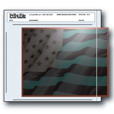 (100P) PRINT FILE 4" x 5" Negative Pocket Pages Sleeves Film Archival 45-1 - Image 1 of 2