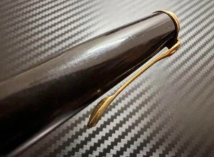 Pelikan Fountain Pen 400NN F Celluloid Brown Ink Vintage Retro - Picture 1 of 9