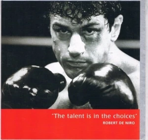 Art Group Greetings Card 16x16cm Picture Robert De Niro Raging Bull Boxing Film - Picture 1 of 1