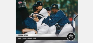 2019 TOPPS NOW CHROME CARD YANKEES DEREK JETER CAREER RETROSPECTIVE 10 1st TITLE - Picture 1 of 2