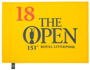 2023 British Open Championship 151st ROYAL LIVERPOOL 18 Golf Course Pin Flag - Picture 1 of 1