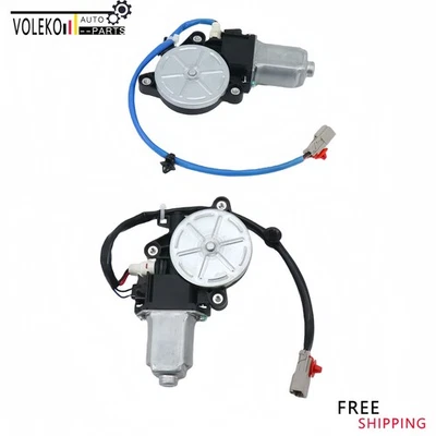 Motor de ventana eléctrica delantera de 2 piezas con 4 pines y 2 pines para Honda CR-V Prelude 1997-2001 Foto 1 de 4