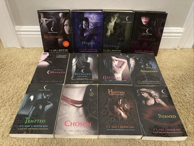 House of Night Series Book Lot Of 12 HC/PB Set P.C. & Kristin Cast Signed Copy!! - Image 1 of 4