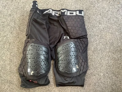 Pantalones de fútbol Under Armour acolchados para adultos compresión 7 almohadillas incorporadas talla grande Foto 1 de 4