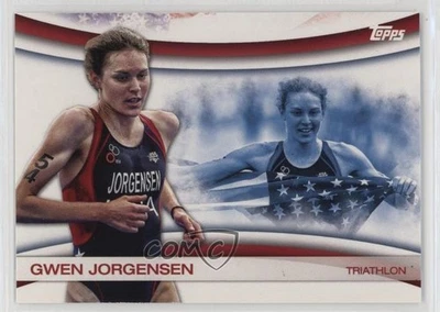 2012 Topps Equipe Olímpica dos EUA e Jogos Esperançosos da XXX Olimpíada Gwen Jorgensen - Imagem 1 de 2
