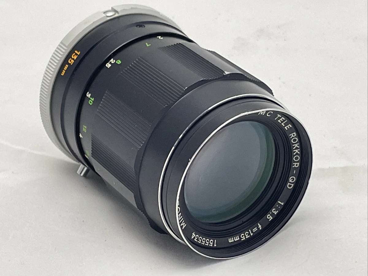 Minolta MD f/3.5 Camera Lenses 135mm Focal for sale - eBay