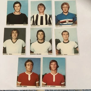 Italian Footballers Anonymous Series Various Teams Eight Cards O - Foto 1 di 1