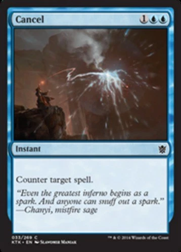 MTG - Cancel - Khans of Tarkir - NM, English Magic FLAT RATE SHIP - Image 1 of 1