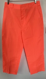 Pantalone PRADA leggero nylon arancione fluo brillante IT44 - Foto 1 di 10