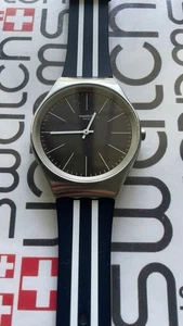 Swatch Skinblueiron SXYS106 Irony Skin 38mm Edelstahl Silikon TOP - Bild 1 von 6