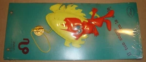 1960s LENCI ORANGE LION ZODIAC SIGNS LENCI - Picture 1 of 4