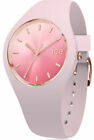 Ice-Watch ICE 015747 sunset pink Medium Uhr Damenuhr Neu Silikon rosa ros&#232; J3