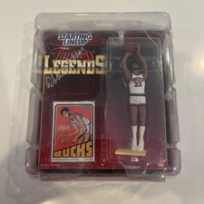 Starting Lineup Timeless Kareem Abdul-Jabbar 1995 JSA Authenticated Signature