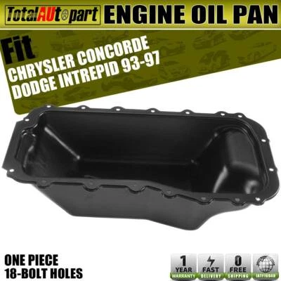 Pan de aceite de motor 18 orificios de perno para Chrysler Intrepid New Yorker Dodge Eagle 4573510 Foto 1 de 4