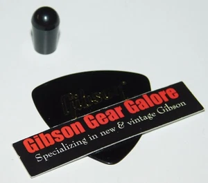 Les Paul Switch Knob Tip Black Toggle Cap Guitar Parts SG HP ES RD Gibson Pick A - Picture 1 of 3
