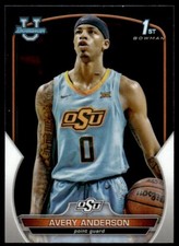 2022-23 Bowman Chrome University Avery Anderson Oklahoma State Cowboys #60