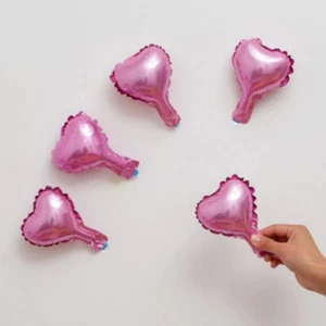 5 inch Heart Foil Balloon BABY PINK set of 5 Mini Heart Shaped Balloons Party * - Picture 1 of 11