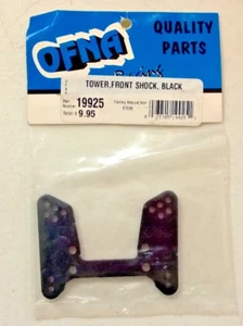 OFNA 19925 Front Shock Tower Black Mugen, Hyper, Pirate, Kyosho RC Part NEW - Picture 1 of 1