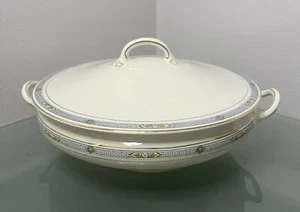 Vtg Pope- Gosser China Covered Veg. Bowl USA F-25 (crack in cover) - Picture 1 of 6