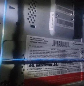 Motorola Digital Cable Box Receiver DCT2224-1661 ACDEGK CATV CONVERTER Comcast - Picture 1 of 5