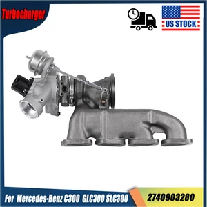 Turbo Turbocharger For Mercedes-Benz C300 C350e E300 GLC300 SLC300 A2740903280 - Bild 1 von 12