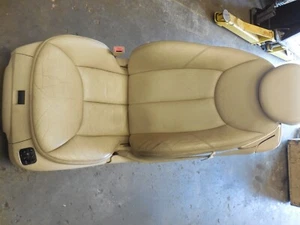 Front Left Driver Seat Beige 03-08 Mercedes Benz R230 SL500 SL600 PICK UP ONLY - Picture 1 of 20