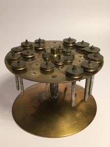 Antikes Uhrmacherwerkzeug / Riemenscheiben auf Drehgestell um 1900 - Bild 1 von 8