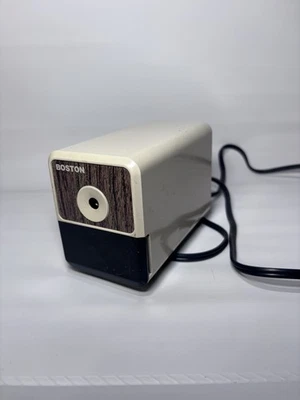 Sacapuntas Eléctrico Boston Vintage Modelo 18 Grano Madera, Hecho en EE. UU. Probado Foto 1 de 3