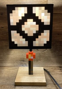 MOJANG Minecraft Leuchtstein Nachttisch/Schreibtischlampe mit Schirm 14" - Bild 1 von 9
