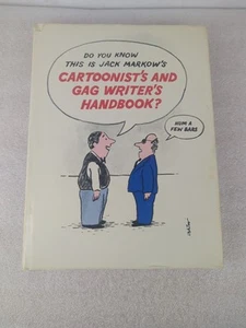CARTOONISTS & GAG WRITERS HANDBOOK By Jack Markow 1976 Hardcover - Afbeelding 1 van 8