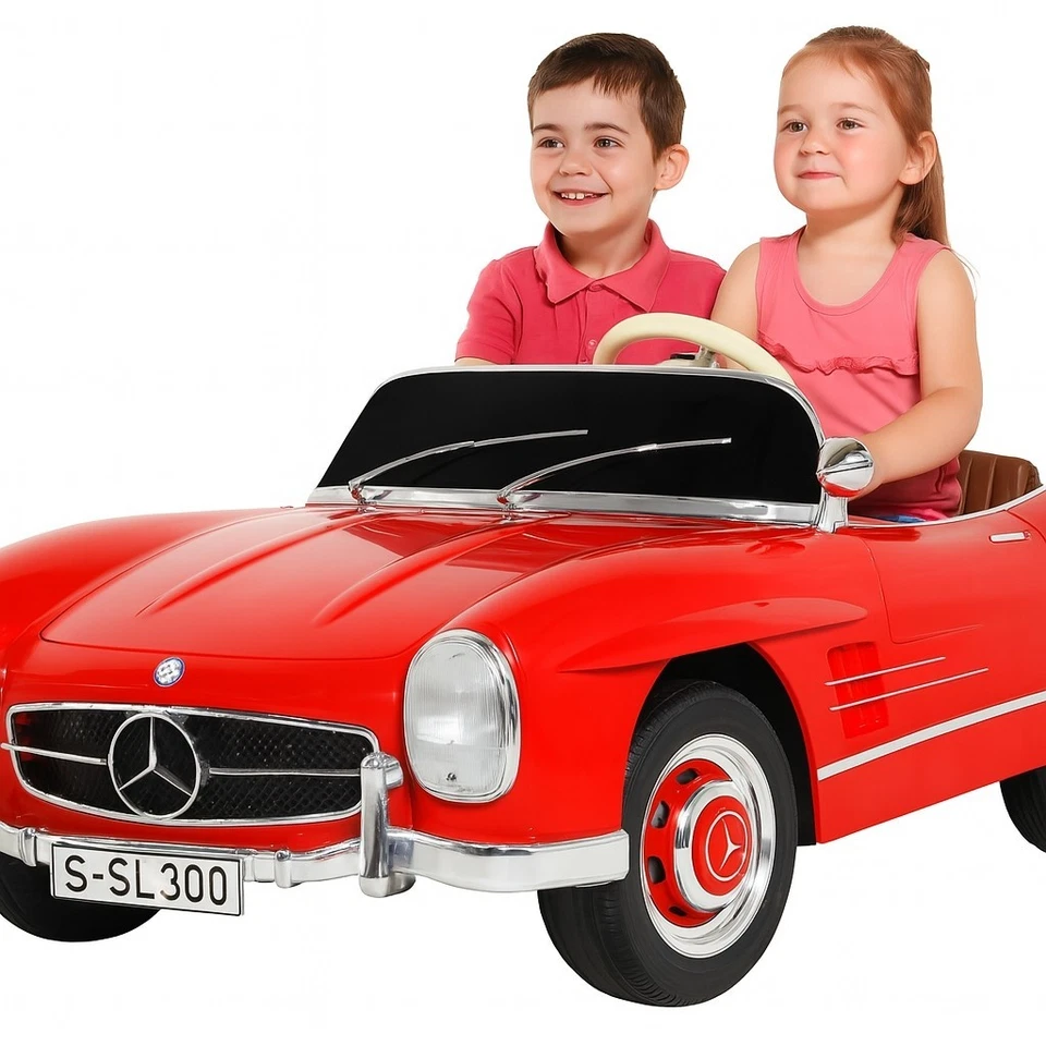 罕见 - Kid Trax 梅赛德斯-奔驰 SL300 12V 电动乘车 适用于 2 - IOB  — 第 1/4 张图片