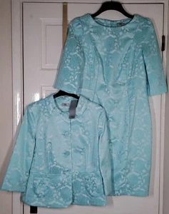Tesco F&F Jacquard Dress & Jacket Combo size 14 BNWT Special Occasions Combo - Picture 1 of 18